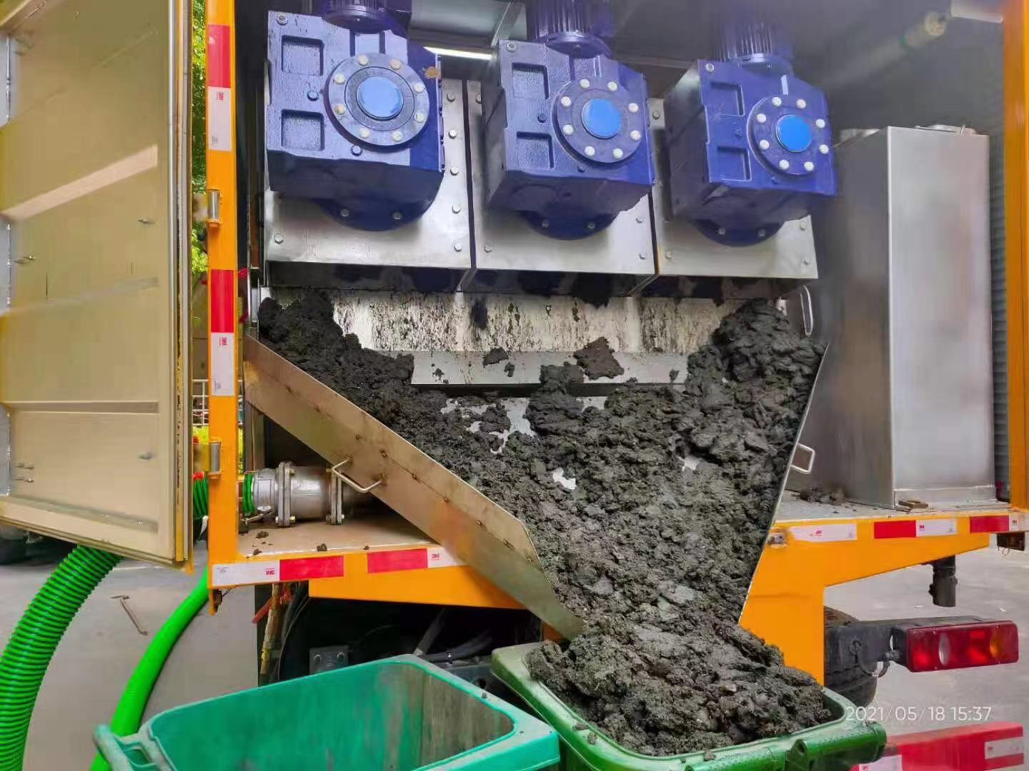 开江化粪池清掏城市维护站-泥浆净化干湿分离处理